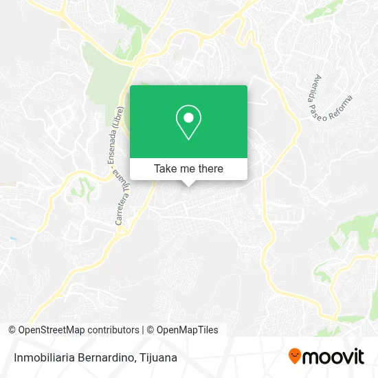 Inmobiliaria Bernardino map