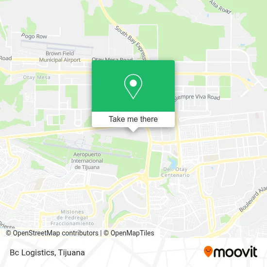 Bc Logistics map