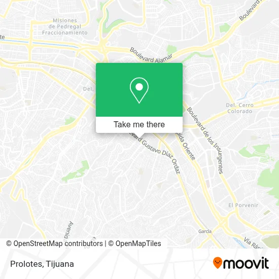 Prolotes map
