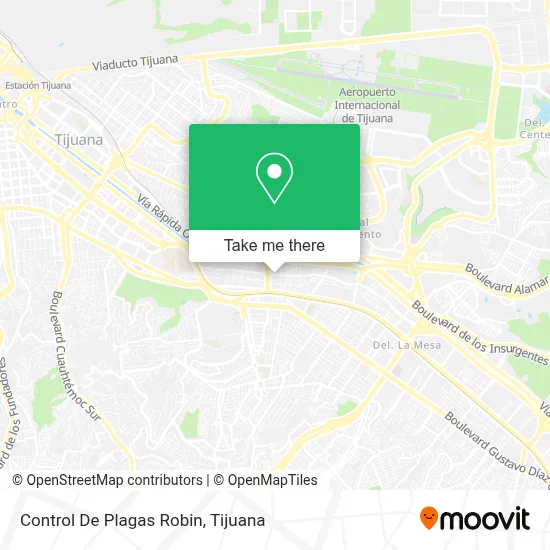 Control De Plagas Robin map