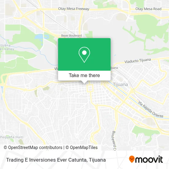 Trading E Inversiones Ever Catunta map