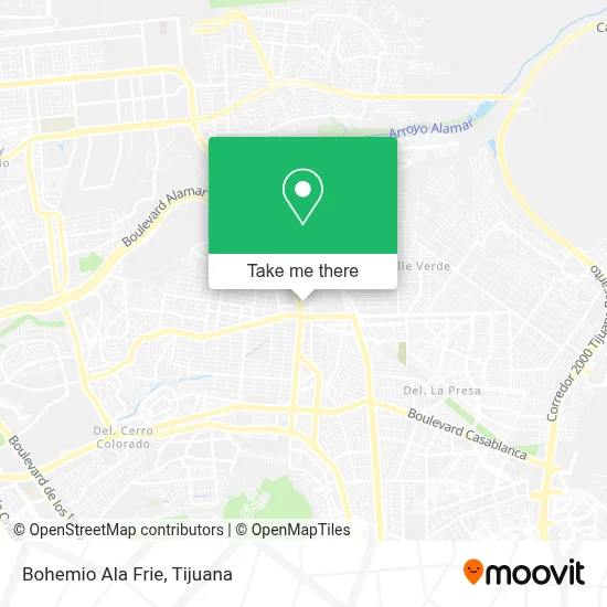 Bohemio Ala Frie map