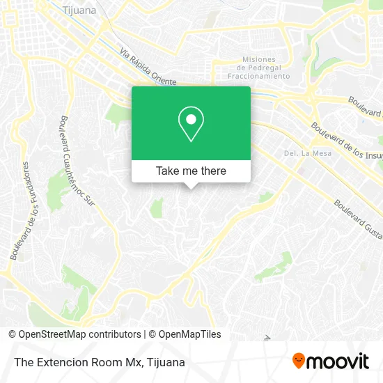 The Extencion Room Mx map