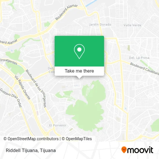 Riddell Tijuana map