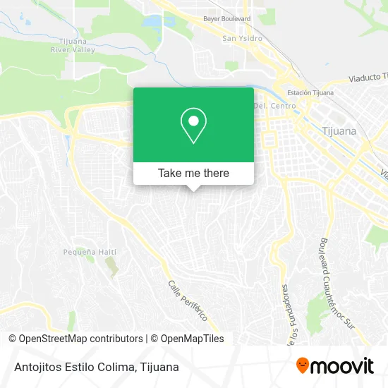 Antojitos Estilo Colima map