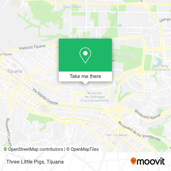 Three Little Pigs map