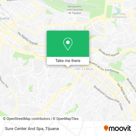 Sure Center And Spa map