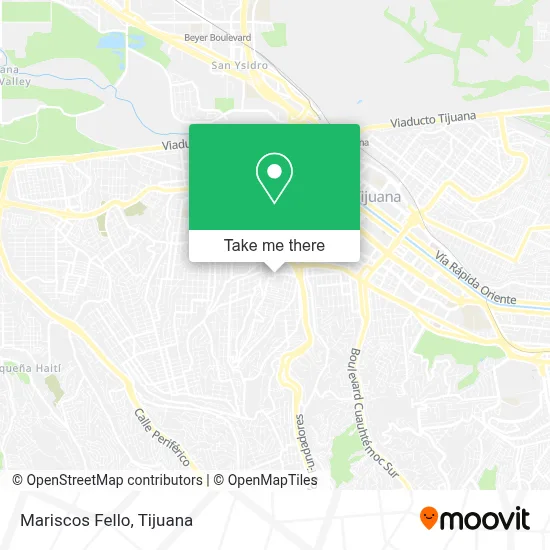 Mariscos Fello map