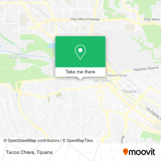 Tacos Chava map