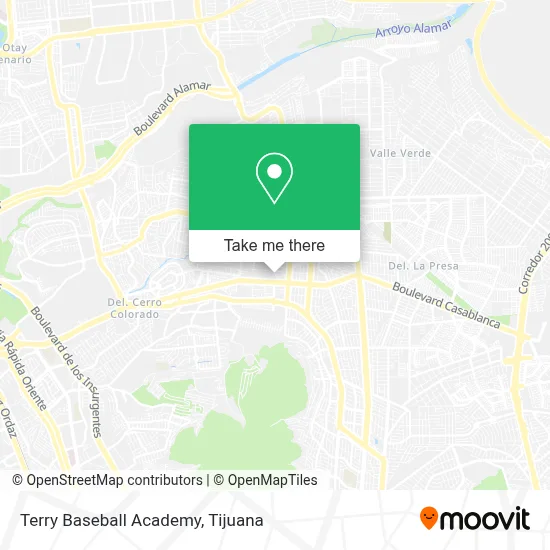 Terry Baseball Academy map