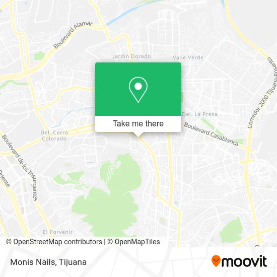 Monis Nails map