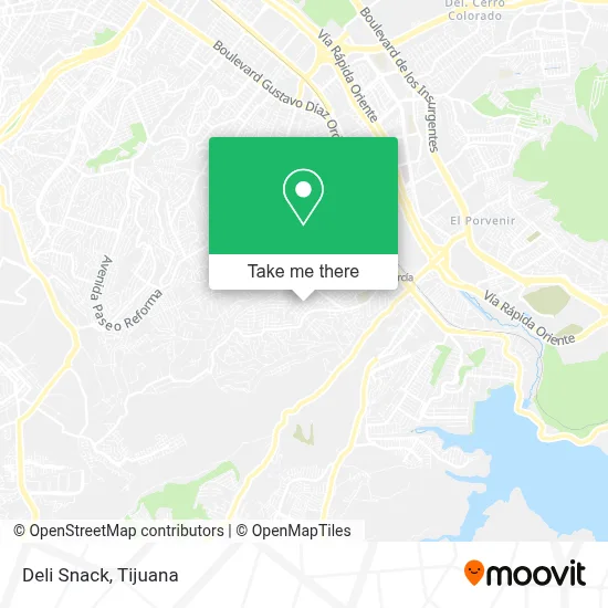 Deli Snack map