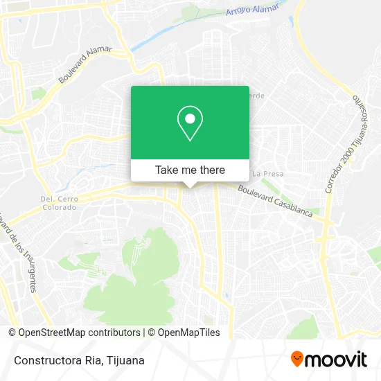 Constructora Ria map