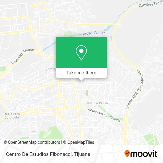 Centro De Estudios Fibonacci map
