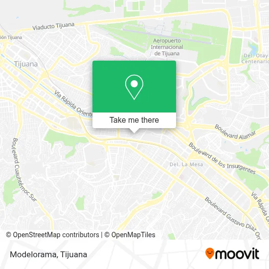 Modelorama map