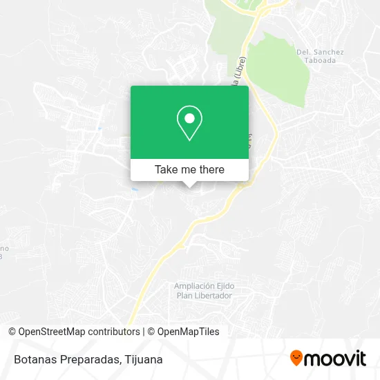 Botanas Preparadas map