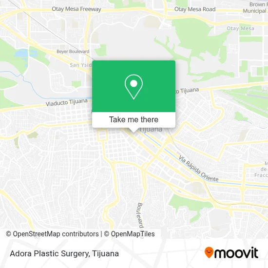 Adora Plastic Surgery map