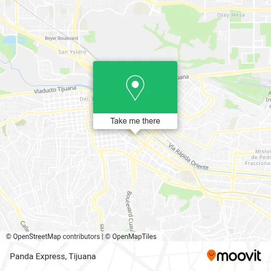 Panda Express map