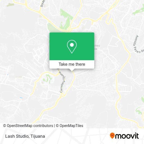 Lash Studio map