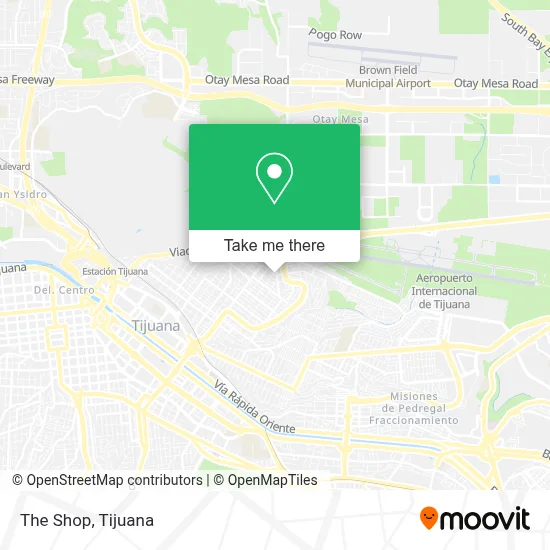 The Shop map