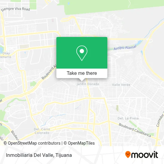 Inmobiliaria Del Valle map