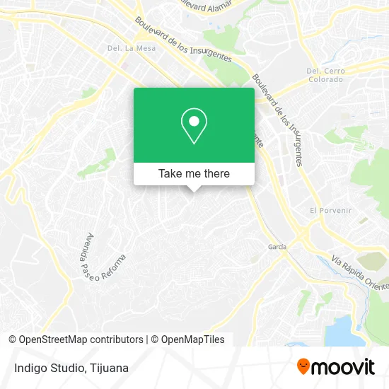 Indigo Studio map