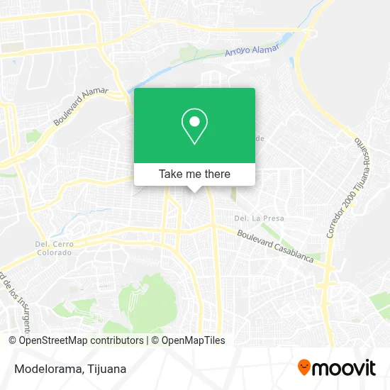 Modelorama map
