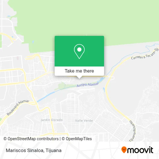 Mariscos Sinaloa map