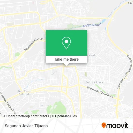 Segunda Javier map
