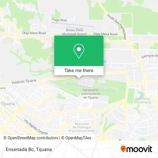 Ensenada Bc map