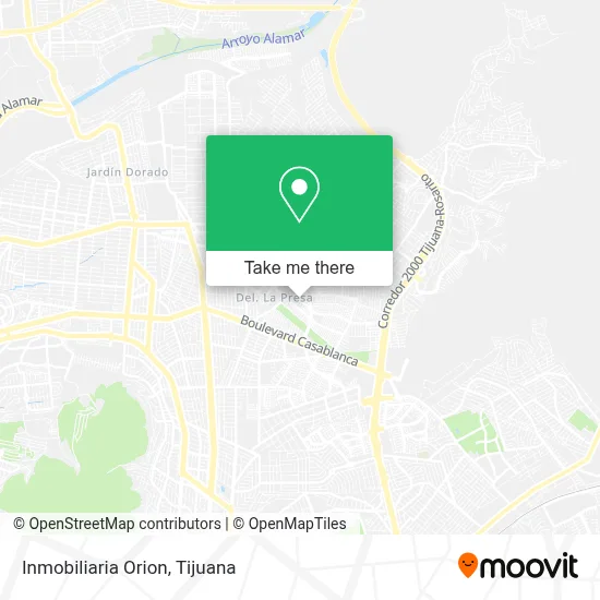 Inmobiliaria Orion map