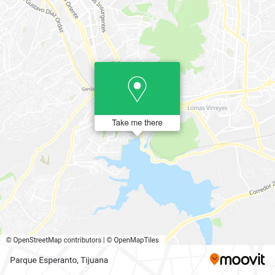 Parque Esperanto map