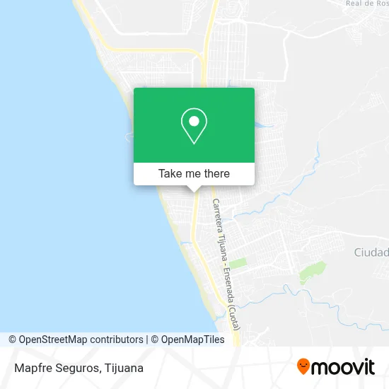 Mapfre Seguros map