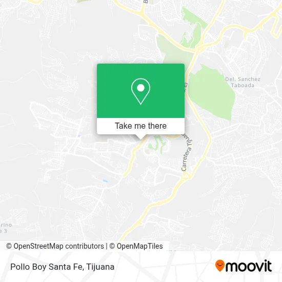 Pollo Boy Santa Fe map