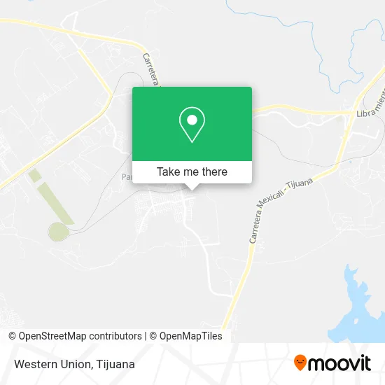 Western Union map