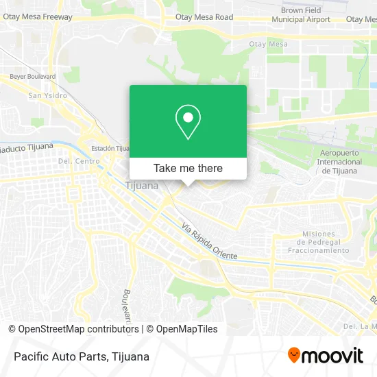 Pacific Auto Parts map