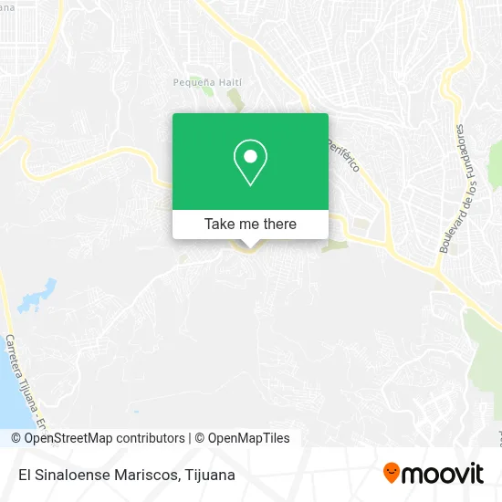 El Sinaloense Mariscos map