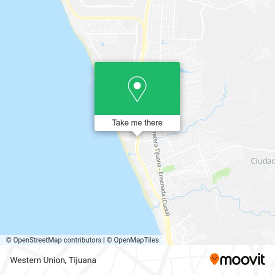 Western Union map