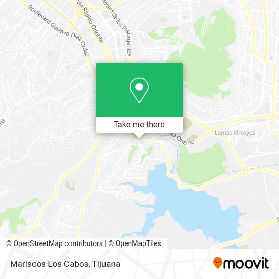 Mariscos Los Cabos map