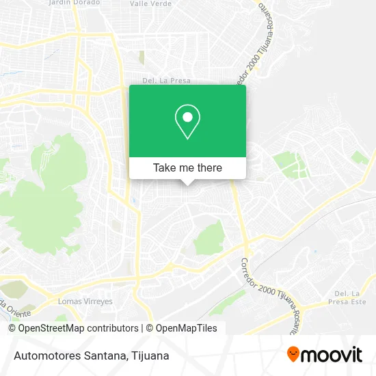 Automotores Santana map