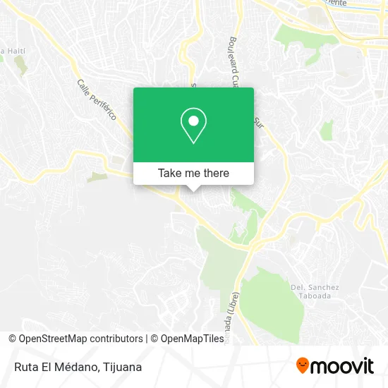 Ruta El Médano map