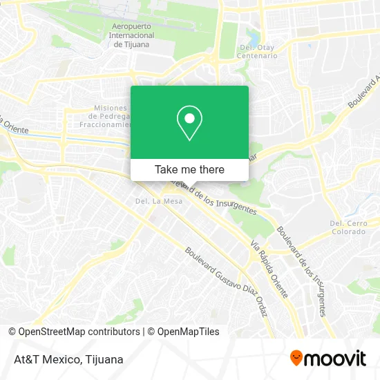 At&T Mexico map