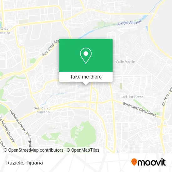 Raziele map