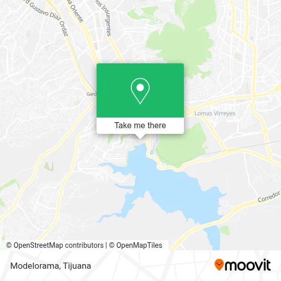 Modelorama map