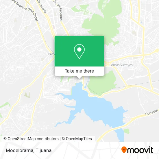 Modelorama map