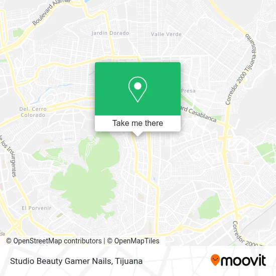 Studio Beauty Gamer Nails map