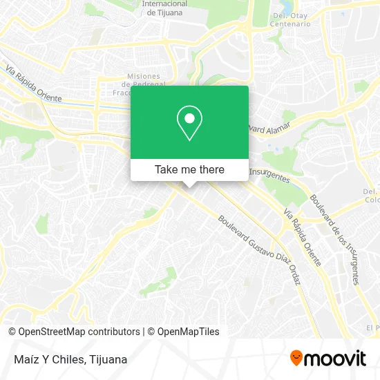Maíz Y Chiles map