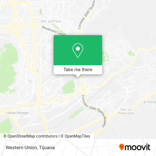 Western Union map