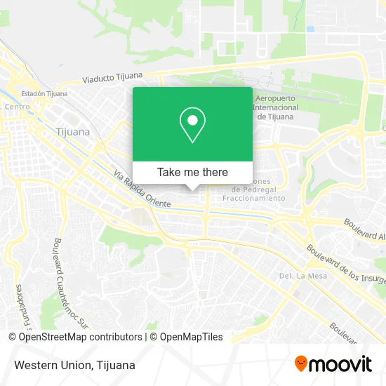 Western Union map