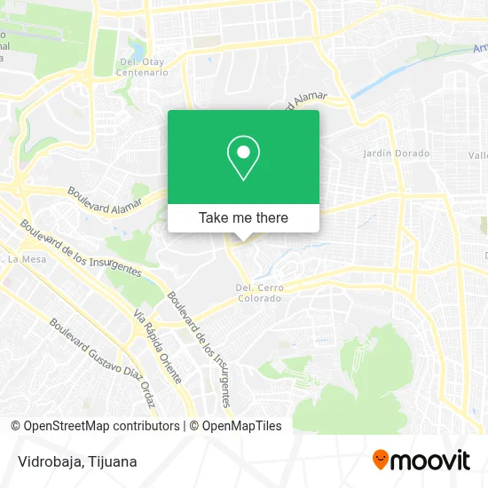 Vidrobaja map